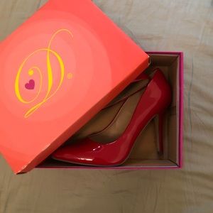 3in Ruby stilettos (size 10)